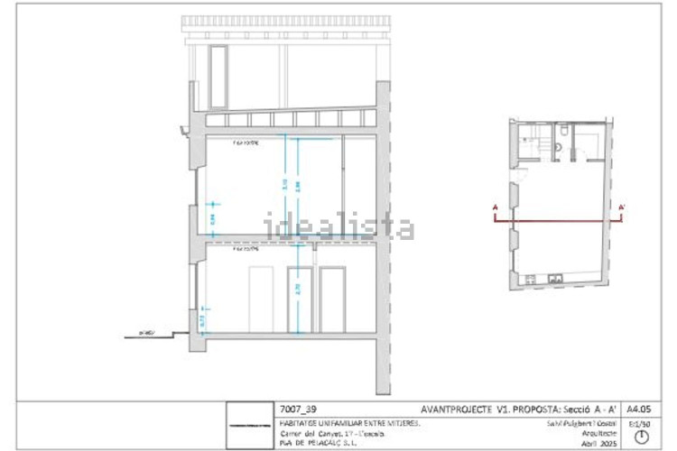 Chalet adosado en calle Canyet