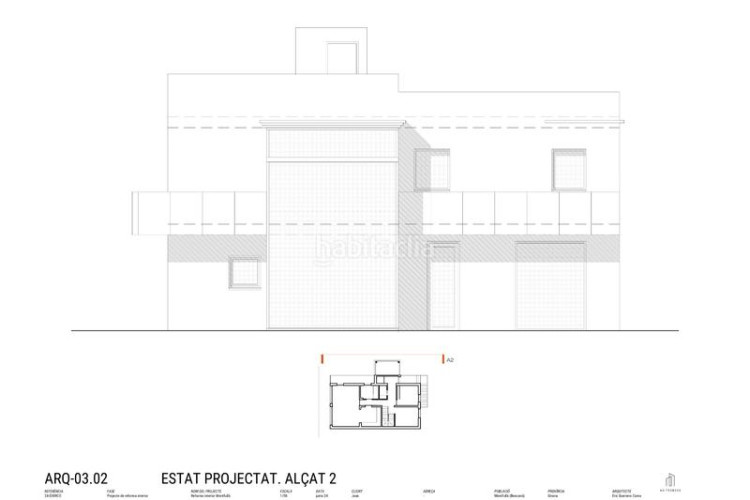 Ático en carrer del palau 4 apartamento con vistas al mar, 50m2 de terraza y parking privado en Escala (L´)