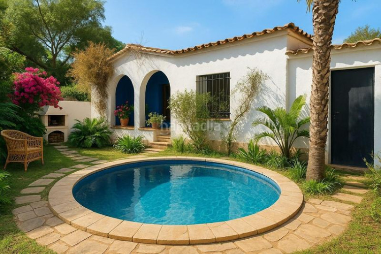 Chalet acogedor chalet esquinero con jardín y parking con posibilidad de piscina privada lescala costa brava en Escala (L´)